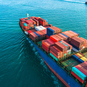 a ship carrying cargo